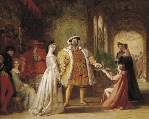 First meeting of Henry VIII and Anne Boleyn